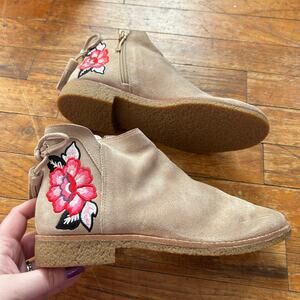 Kate Spade Belville Floral Tassel bootie